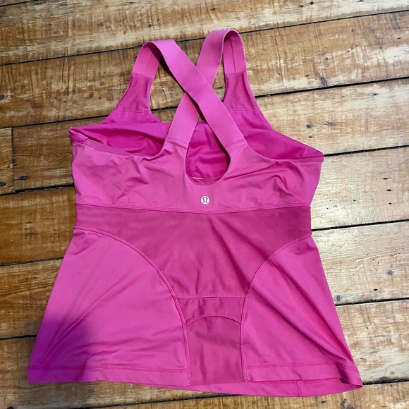 Dark Pink Lululemon Sport Tank-top - Size 10 - Picture 1 of 5